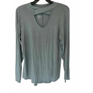 Peek A Boo Chest Blouse